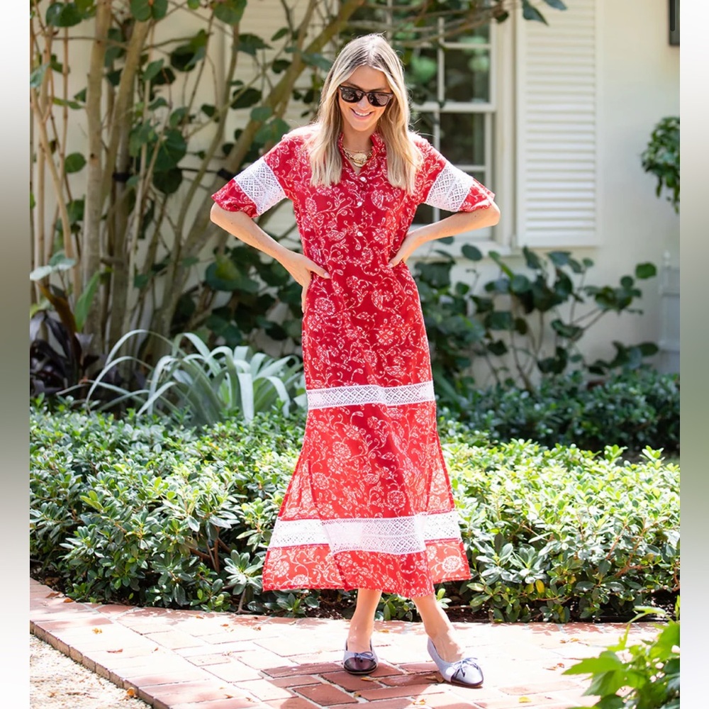 Julia Amory Short Sleeve Majorelle Caftan